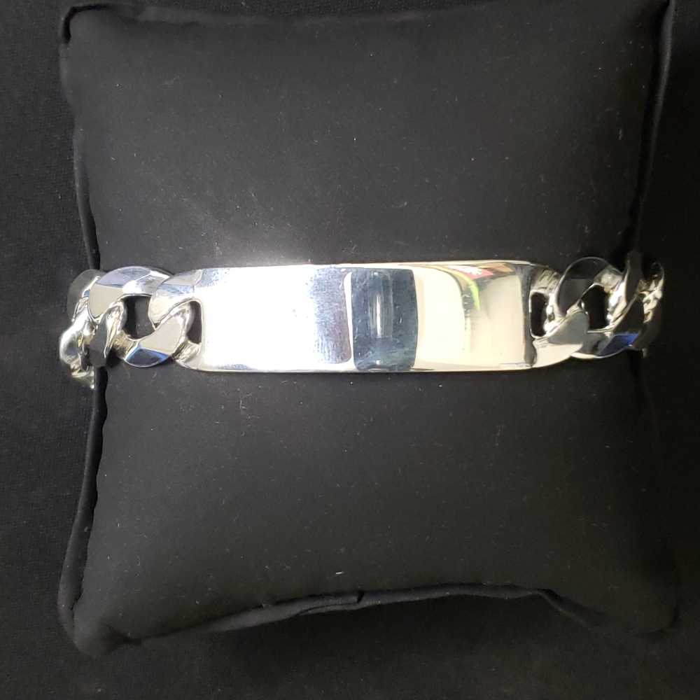 Silver ID Bracelet - Picture 2 of 7